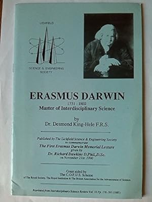 Image du vendeur pour Erasmus Darwin, 1731-1802: Master of Interdisciplinary Science mis en vente par WeBuyBooks