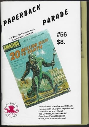 Immagine del venditore per PAPERBACK PARADE #56, July 2001 venduto da Books from the Crypt