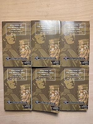 Officers Of The Bengal Army 1758 - 1834 - 6 Volumes (complete)