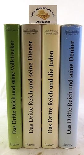 Imagen del vendedor de Das Dritte Reich und die Juden. Dokumente und Aufstze: Das Dritte Reich und seine Diener. Das Dritte Reich und seine Denker. Das Dritte Reich und seine Vollstrecker. VIER (4) Bnde. a la venta por Chiemgauer Internet Antiquariat GbR