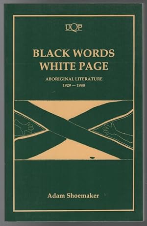 Seller image for Black Words White page: Aboriginal Literature 1929-1988. for sale by Time Booksellers