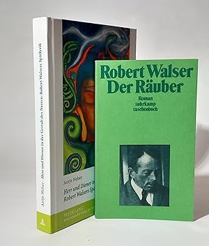 Imagen del vendedor de 2 Bcher. Der Ruber / Herr und Diener in der Gestalt des Narren: Robert Walsers Sptlyrik. a la venta por Schrmann und Kiewning GbR
