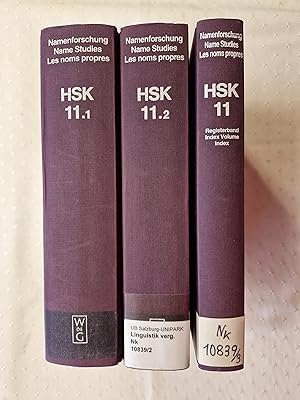 Bild des Verkufers fr Namenforschung Name Studies Les noms propres 1. und 2. Teilband und Register: Ein internationales Handbuch zur Onomastik Band 11 / 1, 2 und Register zum Verkauf von avelibro OHG