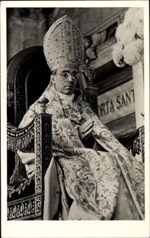 Foto Ansichtskarte / Postkarte Papst Pius XII., Eugenio Maria Giuseppe Giovanni Pacelli