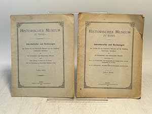 Seller image for Historisches Museum zu Basel. Jahresberichte und Rechnungen des Vereins fr das Historische Museum und fr Erhaltung baslerischer Altertmer und der Kommission zum Historischen Museum. Jahr 1913 und 1914. Zwei Ausgaben. for sale by Antiquariat Bookfarm