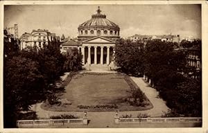 Bild des Verkufers fr Ansichtskarte / Postkarte Bukarest Rumnien, Rumnische Athenum zum Verkauf von akpool GmbH