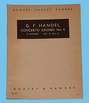 G. F. Handel - Concerto grosso No. 9 - F major/ Hawkes Pocket Scores No. 230 /