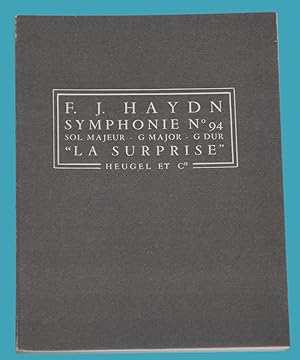 Symphonie No. 94 Sol majeur - g-minor - g-dur "La Surprise" - ( P.H. 17 )