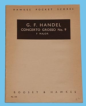 G. F. Handel - Concerto grosso No. 3 - G minor - Op. 6, No 6 / Hawkes Pocket Scores No. 227 /