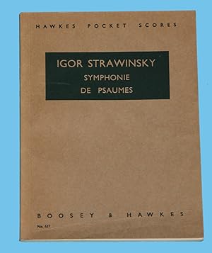 Igor Strawinsky - Symphonie de psaumes - Nouvelles re vision 1948 - Hawkes Pocket Scores No. 637 /