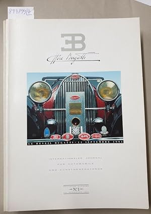 Bild des Verkufers fr EB : Ettore Bugatti : Internationales Journal fr Automobile und Kunstgegenstnde : No. 1, 2, 5, 6 : Konvolut 4 Bnde : (Deutsche Ausgabe) : zum Verkauf von Versand-Antiquariat Konrad von Agris e.K.