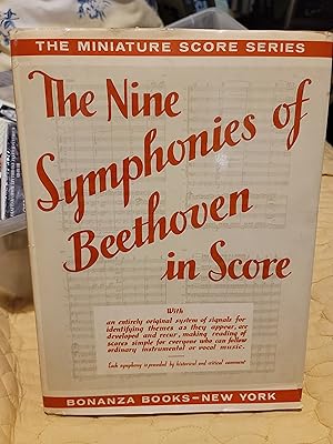 Image du vendeur pour the Nine Symphonies of Beethoven in Score: The Miniature Score Series mis en vente par the good news resource