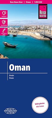 Bild des Verkufers fr Reise Know-How Landkarte Oman 1 : 850.000 zum Verkauf von moluna