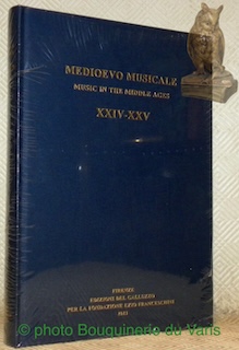 Bild des Verkufers fr Medioevo musicale. Music in the Middle Ages. XXIV-XXV. zum Verkauf von Bouquinerie du Varis