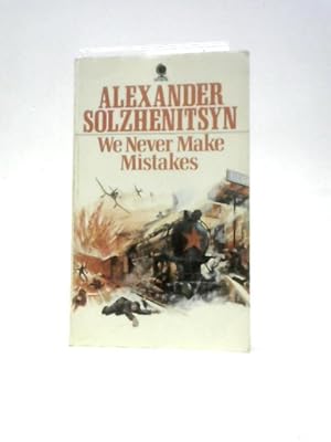 Seller image for We Never Make Mistakes for sale by World of Rare Books