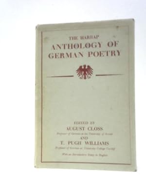 Seller image for The Harrap Anthology Of German Poetry for sale by World of Rare Books