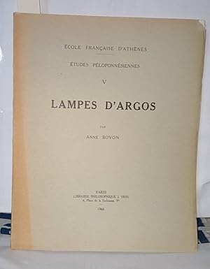 Lampes d'Argos - études péloponnésiennes V