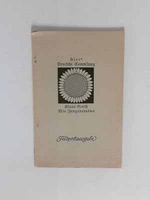 Imagen del vendedor de Feldpostausgabe Band 4: Min Jungsparadies (Hirts Deutsche Sammlung) a la venta por ANTIQUARIAT FRDEBUCH Inh.Michael Simon
