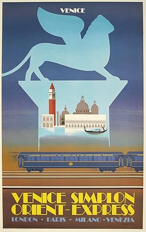 Imagen del vendedor de Original Vintage Poster: Venice Simplon Orient Express - Venice a la venta por Picture This (ABA, ILAB, IVPDA)