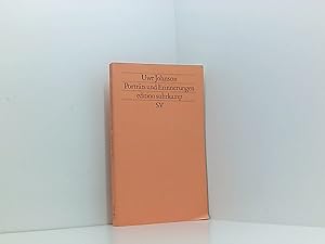 Seller image for Portrts und Erinnerungen (edition suhrkamp) Uwe Johnson. Hrsg. von Eberhard Fahlke for sale by Book Broker