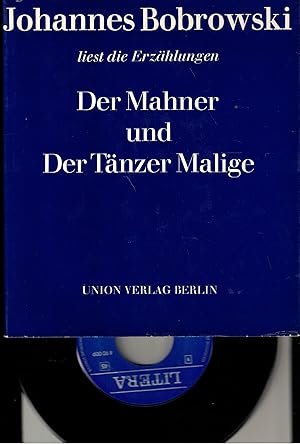 Bild des Verkufers fr Johannes Bobrowski liest die Erzhlungen: Der Mahner und Der Tnzer Malige (mit 2 Vinyl Schallplatten) zum Verkauf von Paderbuch e.Kfm. Inh. Ralf R. Eichmann