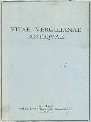Bild des Verkufers fr Vitae Vergilianae Antiquae zum Verkauf von Librodifaccia