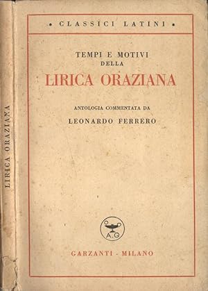 Immagine del venditore per Tempi e motivi della lirica oraziana venduto da Biblioteca di Babele