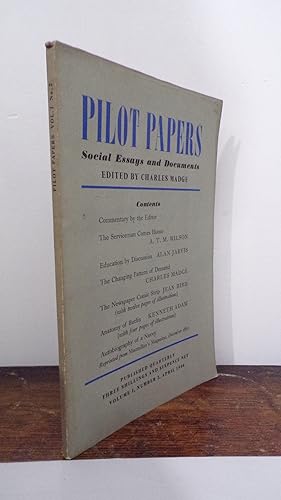 Immagine del venditore per Pilot Papers: Social Essays And Documents: Volume I Number 2 venduto da Tilly's Bookshop