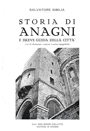 Imagen del vendedor de Storia di Anagni e breve guida della citt a la venta por Biblioteca di Babele