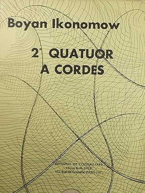 Bild des Verkufers fr 2e Quatuor a Cordes (2nd String Quartet), Op.16, Set of Parts zum Verkauf von Austin Sherlaw-Johnson, Secondhand Music