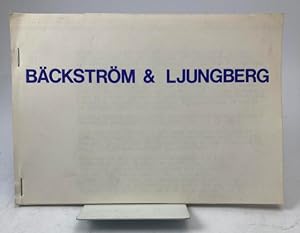 Bäckström & Jungberg.