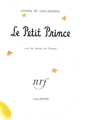 Bild des Verkufers fr Le petit prince avec les dessins de l'auteur.Paris, Gallimard, 1948 (25 Novembre). zum Verkauf von Studio Bibliografico Apuleio