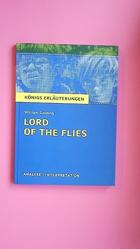 Bild des Verkufers fr LORD OF THE FLIES HERR DER FLIEGEN VON WILLIAM GOLDING. BAND 332. zum Verkauf von HPI, Inhaber Uwe Hammermller