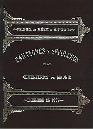 Image du vendeur pour PANTEONES Y SUPULCROS EN LOS CEMENTERIOS DE MADRID mis en vente par LLIBRERIA TECNICA