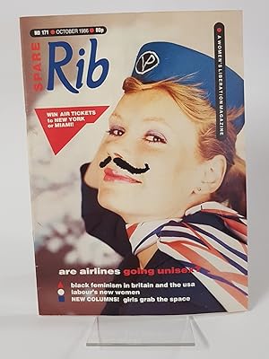 Seller image for Spare Rib - Issue 171, October 1986 - A Women's Liberation Magazine 'Are Airlines Going Unisex?, Black Feminism in Britain and the USA, Labour's New Women' for sale by CURIO