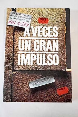 Imagen del vendedor de A veces un gran impulso a la venta por Alcan Libros