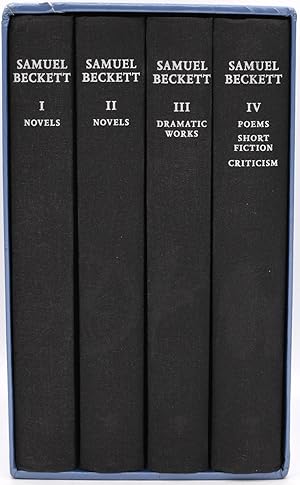 Bild des Verkufers fr [LITERATURE] [SLIPCASE] THE GROVE CENTENARY EDITION. [FOUR VOLUMES] I. NOVELS; II. NOVELS; III. DRAMATIC WORKS; IV. POEMS, SHORT FICTION, CRITICISM zum Verkauf von BLACK SWAN BOOKS, INC., ABAA, ILAB