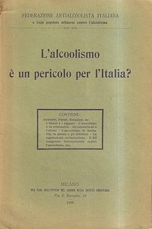 L'alcoolismo è un pericolo per l'Italia?