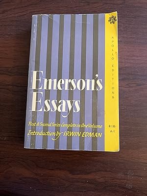 Seller image for Emerson's Essays: First & Second Series Complete in One Volume for sale by Alicesrestraunt