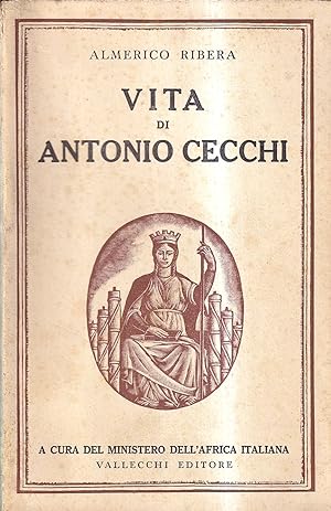 Bild des Verkufers fr Vita di Antonio Cecchi zum Verkauf von Il Salvalibro s.n.c. di Moscati Giovanni