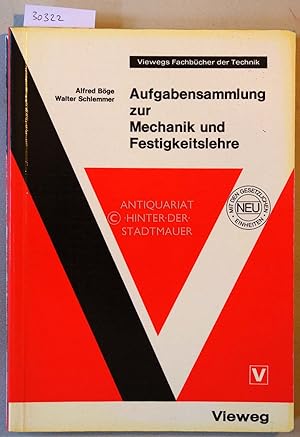 Seller image for Aufgabensammlung zur Mechanik und Festigkeitslehre. / Formeln und Tabellen zur Mechanik und Festigkeitslehre. (2 Bde.) for sale by Antiquariat hinter der Stadtmauer