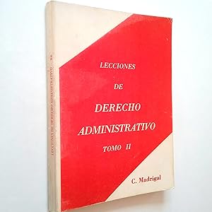 Seller image for Lecciones de derecho administrativo. Tomo II for sale by MAUTALOS LIBRERA