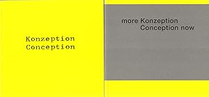 Seller image for More Konzeption. Conception now. for sale by Antiquariat Querido - Frank Hermann