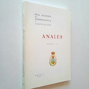 Imagen del vendedor de Anales. Nmero 24. Real Academia de Jurisprudencia y Legislacin a la venta por MAUTALOS LIBRERA