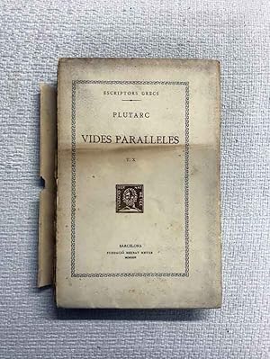 Imagen del vendedor de Vides paralleles. Vol.III, part 1a a la venta por Campbell Llibres