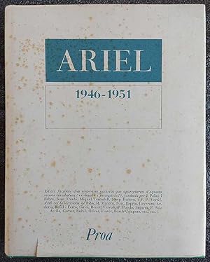 Bild des Verkufers fr Ariel 1946-1951 Edici Facsmil dels vint-i-tres nmeros que aparegueren d'aquesta revista clandestina 1978 zum Verkauf von LLEIXIULLIBRES