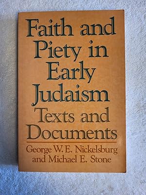 Seller image for Faith and Piety in Early Judaism: Texts and Documents for sale by Vincent's Fine Books