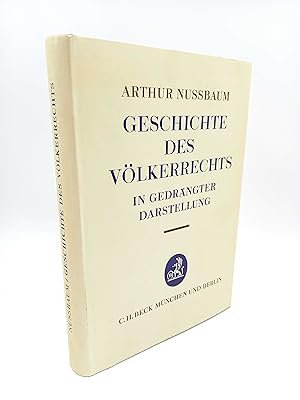 Geschichte des Völkerrechts in gedrängter Darstellung.