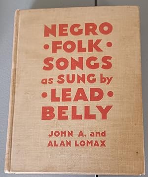 Immagine del venditore per Negro Folk Songs as Sung by Lead Belly venduto da One More Time Books