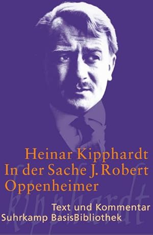 Bild des Verkufers fr In der Sache J. Robert Oppenheimer: Schauspiel | Hintergrundwissen zu Christopher Nolans Blockbuster Oppenheimer (Suhrkamp BasisBibliothek) zum Verkauf von Rheinberg-Buch Andreas Meier eK